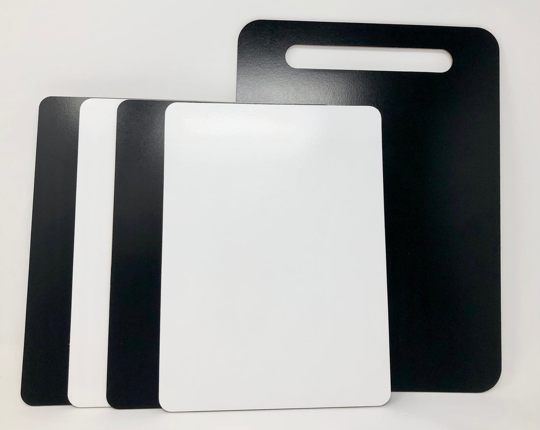 Reversible Dry Erase Lapdesk, White/Black